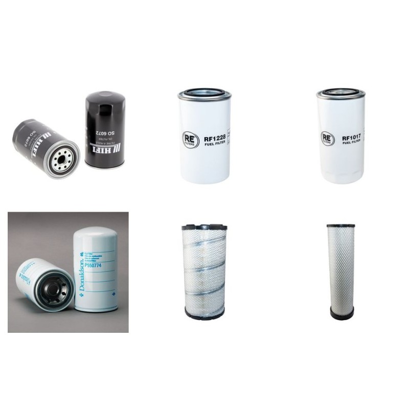 Komatsu PC210-8 Filter Service Kit Air, Oil, Fuel Filters