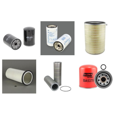 KOMATSU PC 220-1-2 Filter Service Kit w/KOMATSU S6D105-1 Eng.