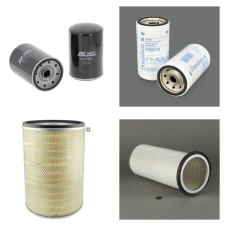 KOMATSU PC 220-1-2 Filter Service Kit w/KOMATSU S6D105-1 Eng.