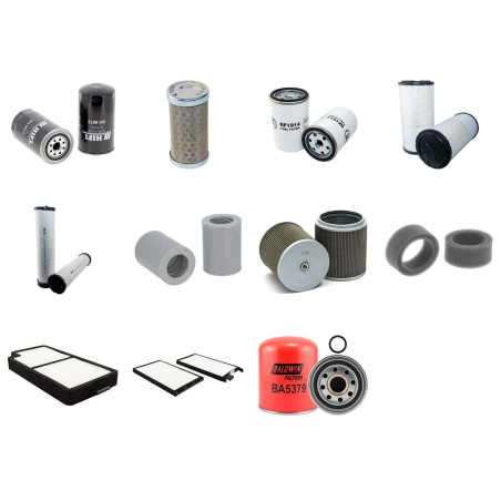 KOMATSU PC 228 US-3 (GALEO) Filter Service Kit w/KOMATSU SAA6D102E Eng.