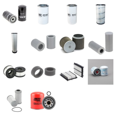 Filter Kit for Komatsu PC228-8US/LC with Komatsu SAA6D107E-1K Engine YR 2011-