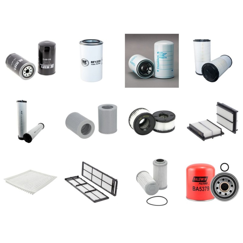 KOMATSU PC 228 USLC-10 Filter Service Kit w/KOMATSU SAA6D107E-2 Eng.
