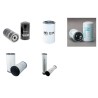 Filter Kit for Komatsu PC228USLC-10 Air Oil Fuel Filters with Komatsu SAA6D107E-2 Engine