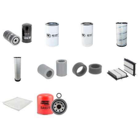 Filter Kit for Komatsu PC230NHD-8 with Komatsu SAA 6D107E Engine