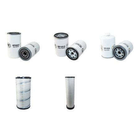 Filter Kit for Komatsu PC240-7(NLC) Air Oil Fuel Filters with Cummins Engine