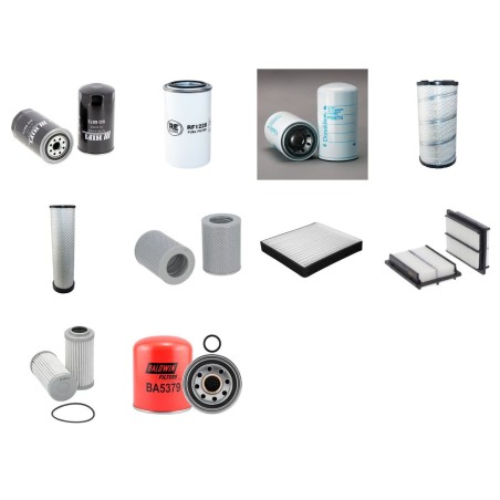 Filter Kit for Komatsu PC240-10(LC/NLC) with Komatsu SAA6D107E-2 Engine