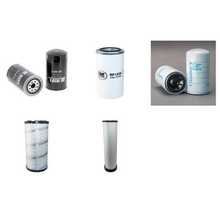 Filter Kit for Komatsu PC240-10(LC/NLC) Air Oil Fuel Filters with Komatsu SAA6D107E-2 Engine