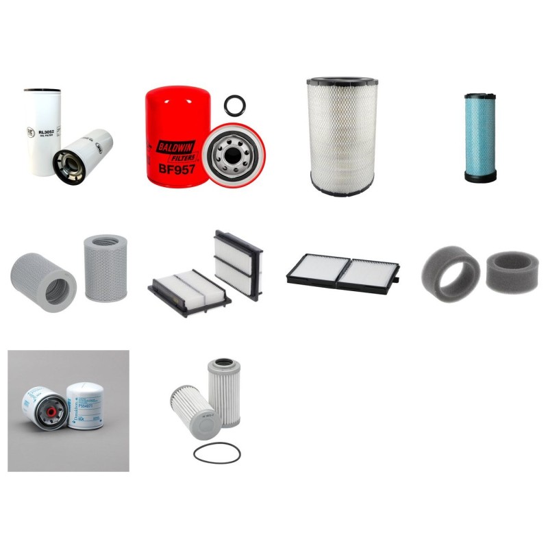 Filter Kit for Komatsu PC340NC/NLC-7 with Komatsu Saa6D114E-2 Engine