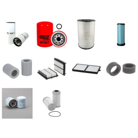 KOMATSU PC 340 NC/NLC-7 Filter Service Kit w/Komatsu Saa6D114E-2 Eng.