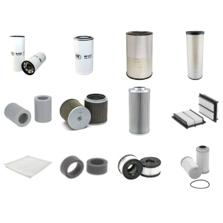 Filter Kit for Komatsu PC340NC/NLC-7 with Komatsu SAA6D114E-3 Engine