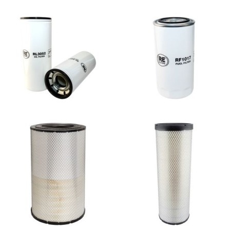 Filter Kit for Komatsu PC340NC/NLC-7 Air Oil Fuel Filters with Komatsu SAA6D114E-3 Engine