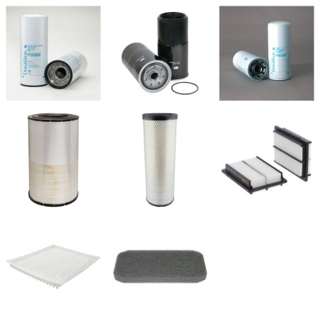 Filter Kit for Komatsu PC400-7 with Komatsu SAA6D125E-5 Engine