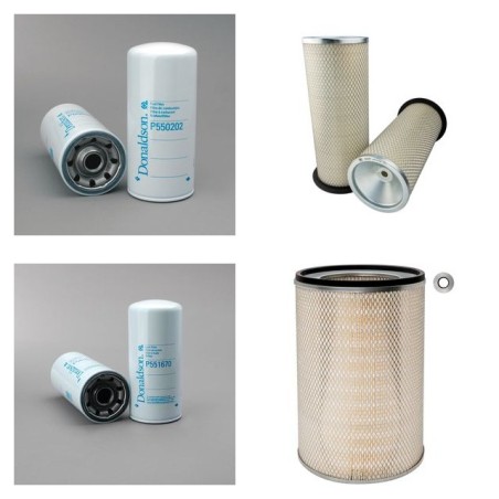 Filter Kit for Komatsu PC650 with Komatsu S6D170 Engine