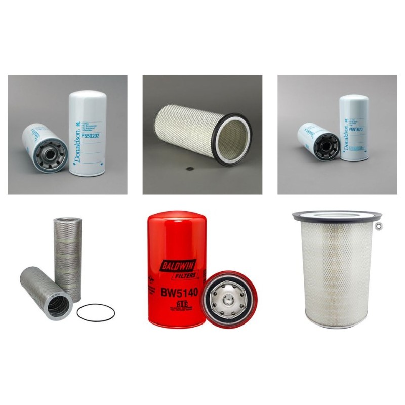 Filter Kit for Komatsu PC650 with KOMTASU SA 6D140 Engine