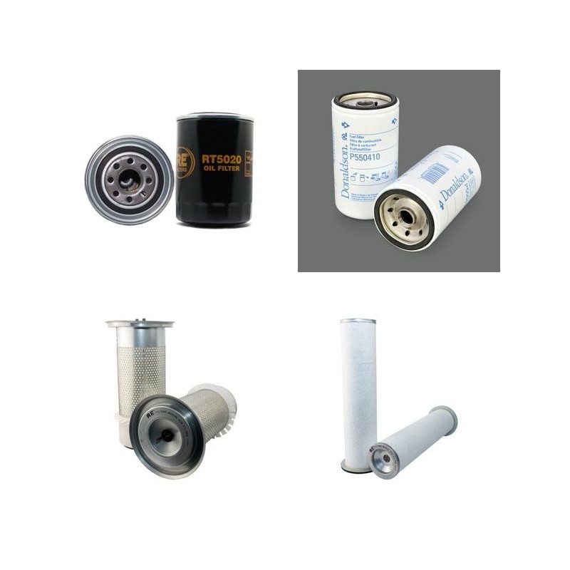 Filter Kit for Komatsu PW130-6 Air Oil Fuel Filters with Komatsu S4D95L-1 Engine