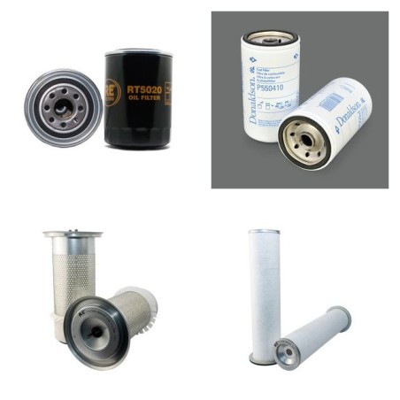 Filter Kit for Komatsu PW130-6 Air Oil Fuel Filters with Komatsu S4D95L-1 Engine