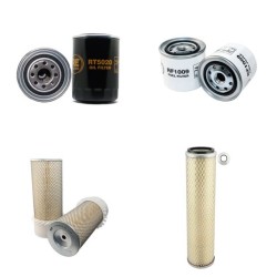 KOMATSU PW 150-1  Filter Service Kit Air Oil Fuel Filters   SN   1001-