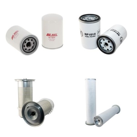 Filter Kit for Komatsu PW150ES-6 Air Oil Fuel Filters with Komatsu SA 4D102E-1 Engine