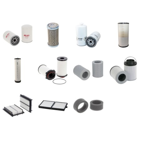 Filter Kit for Komatsu PW160-7 with Komatsu SAA 4D102E2 Engine