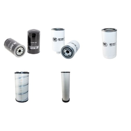 Filter Kit for Komatsu PW200-7EO Air Oil Fuel Filters with Komatsu SAA 6D107E-1 Engine YR 2008-