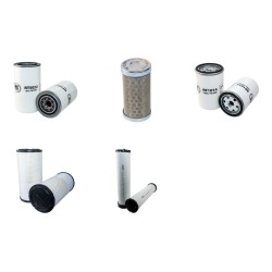 Filter Kit for Komatsu PW220-7K Air Oil Fuel Filters with Komatsu SAA 6D102E Engine