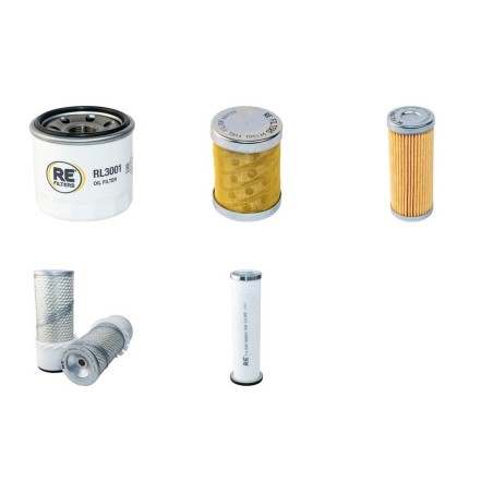 Filter Kit for Komatsu SK04 Air Oil Fuel Filters with Yanmar Engine