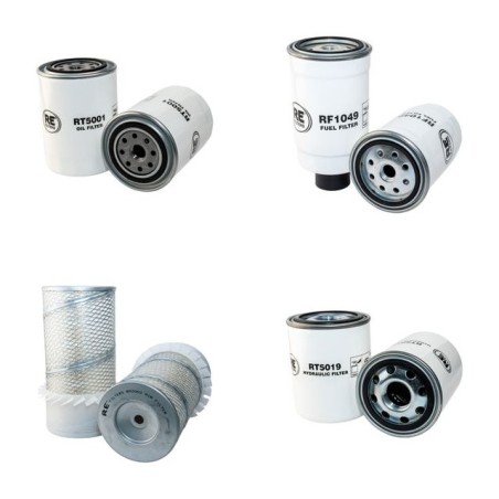 Filter Kit for Komatsu SK09-J with Perkins Engine
