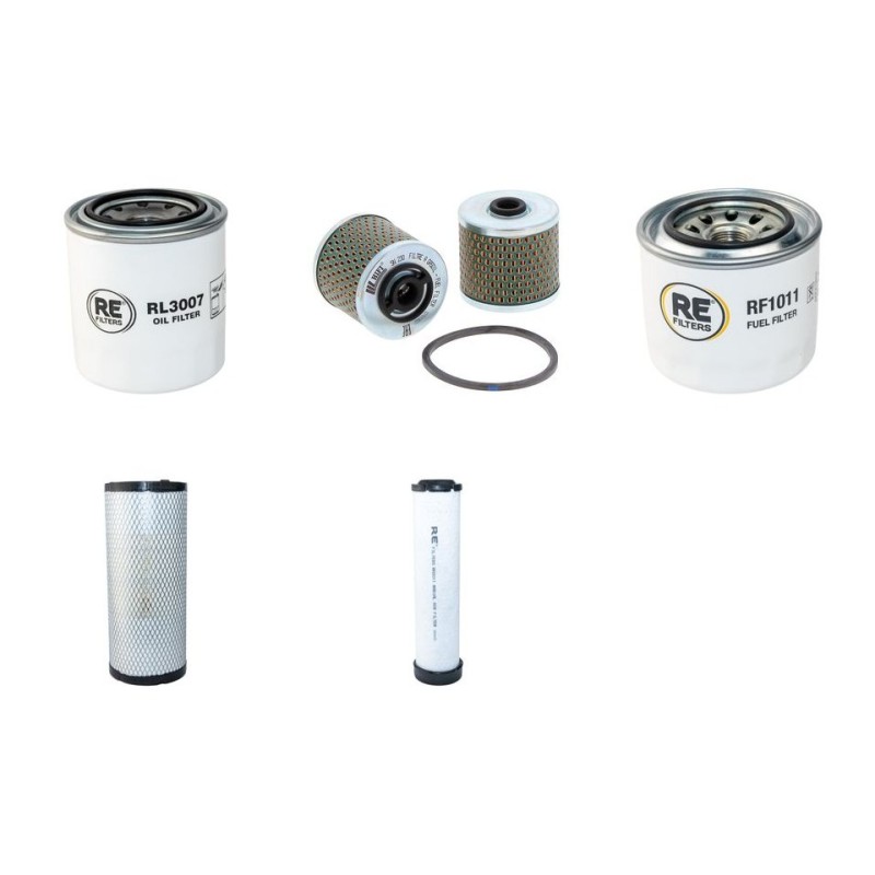 Filter Kit for Komatsu WA90-3 with Komatsu 4D106E-1 Engine