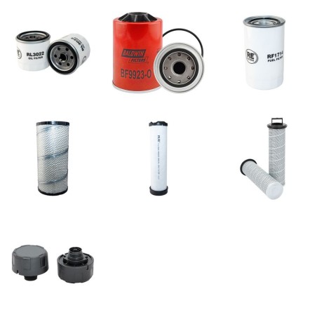 Filter Kit for Komatsu WA100M6 with Komatsu SAA 4D95LE Engine YR 2008-