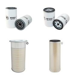 KOMATSU WA 180-3 Filter Service Kit Air Oil Fuel Filters w/KOMATSU S6D102E Eng.