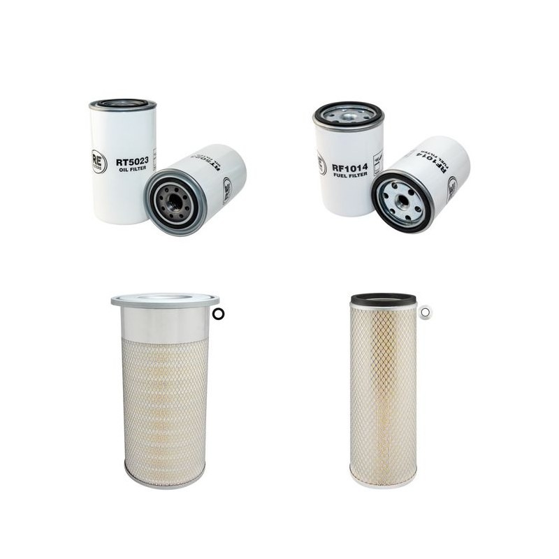KOMATSU WA 180-3 Filter Service Kit Air Oil Fuel Filters w/KOMATSU S6D102E Eng.