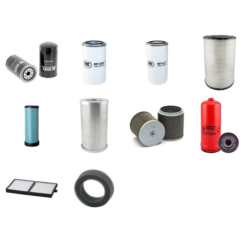 Filter Kit for Komatsu WA380-6H with SAA6D107E-1 Engine Serial No H 60051-