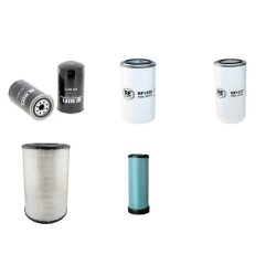KOMATSU WA 380-6H  Filter Service Kit Air Oil Fuel Filters w/SAA6D107E-1 Eng. SN   H 60051-