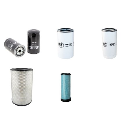 Filter Kit for Komatsu WA380-6H Air Oil Fuel Filters with SAA6D107E-1 Engine Serial No H 60051-