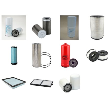Filter Kit for Komatsu WA450-5 with Komatsu SAA6D125E-3 Engine