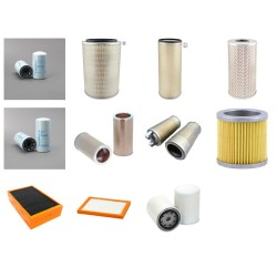 Filter Kit for Komatsu WA470-3 with Komatsu S6D125-1AM Engine