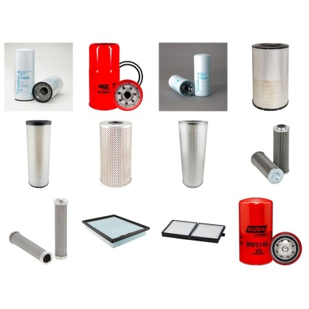 Filter Kit for Komatsu WA500-6 with Komatsu SAA6D140E Engine
