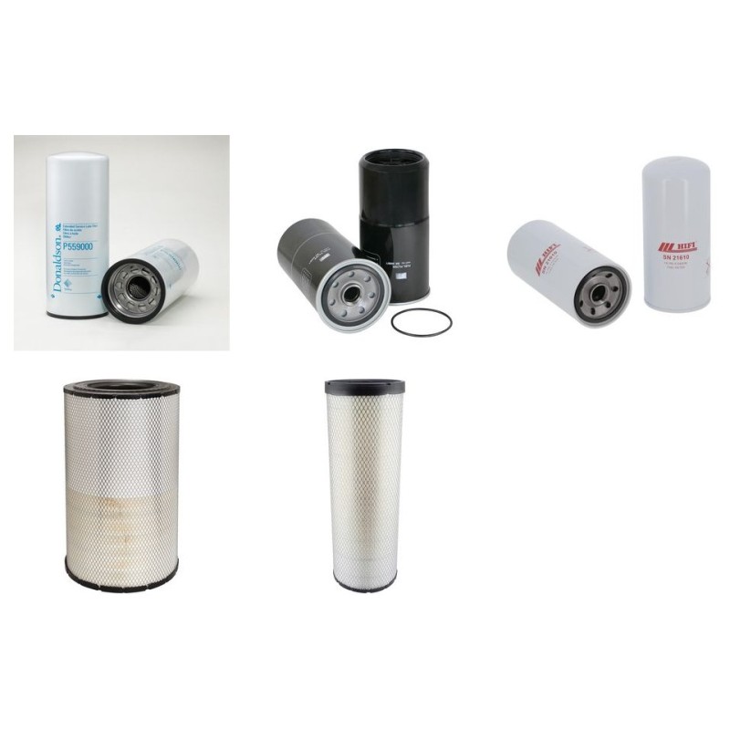 Filter Kit for Komatsu WA500-7 with Komatsu SAA6D140E Engine YR 2012-