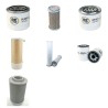 Filter Kit for Komatsu WB70A with Yanmar 4D98E Engine