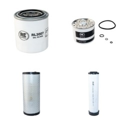 Kramer-Allrad 418 Filter Service Kit Kubota Engine Air, Oil, Fuel