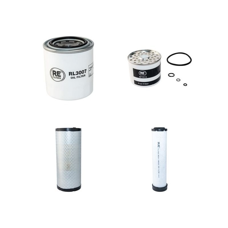 Kramer-Allrad 418 Filter Service Kit Kubota Engine Air, Oil, Fuel