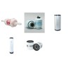 Filter kit suitable for CAT 257B2 with CAT Engine Air Oil Fuel Filters