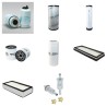 Filter kit suitable for CAT 257B3 with CAT C3.4IND Engine Serial No B7H1- YR 2011-