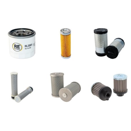 Kubota K008 Full Filter Service Kit Including Hydraulic Filters