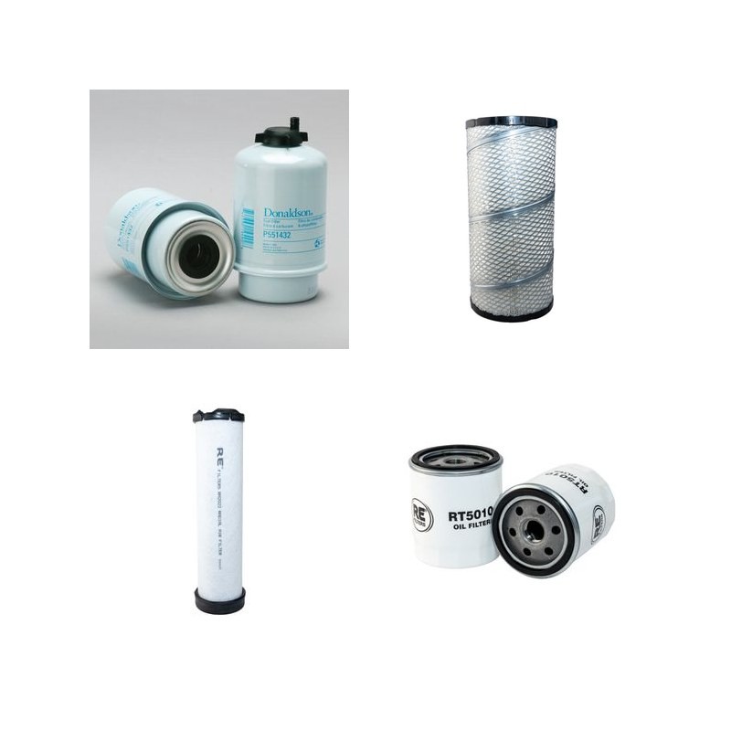 Filter kit suitable for CAT 257B3 with CAT C3.4IND Engine Serial No B7H1- YR 2011- Air Oil Fuel Filters