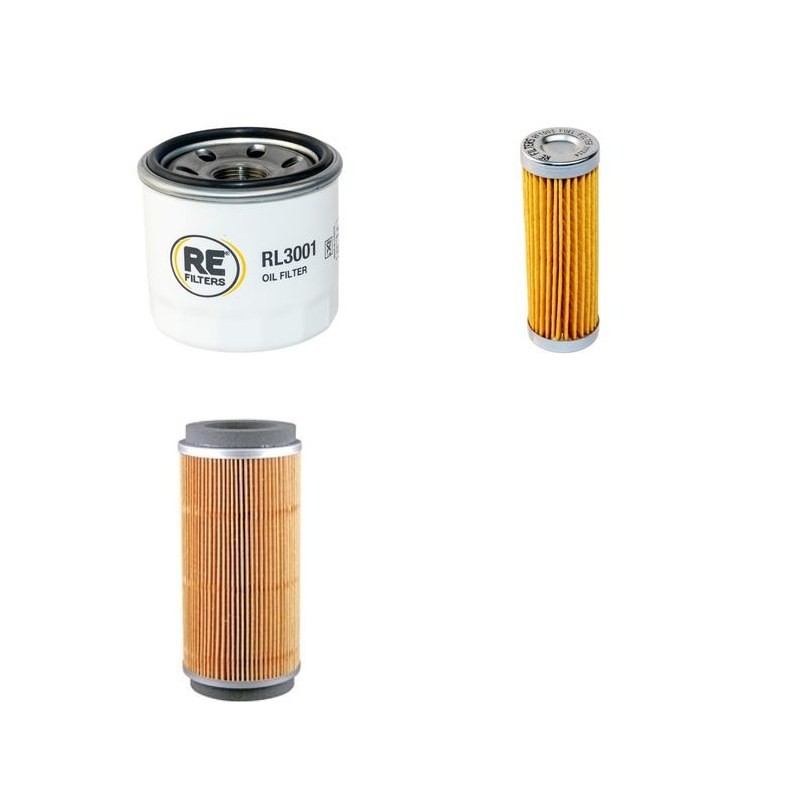 Filter Kit for Kubota KC 110 HR Air Oil Fuel Filters with Kubota D722 Engine