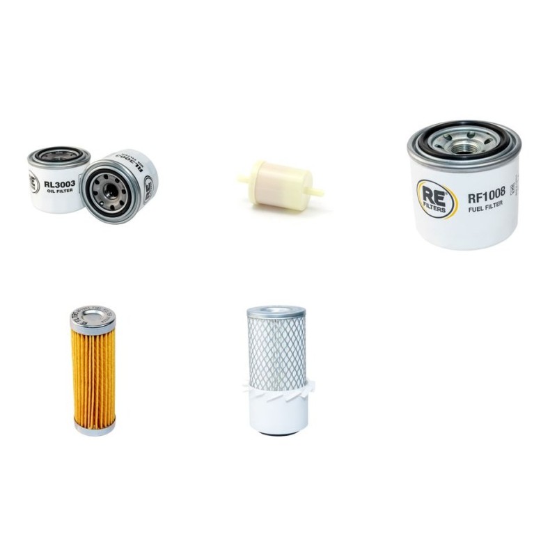 KUBOTA KH 5 Filter Service Kit w/Kubota Z 600K1 Eng.  Air, Oil, Fuel Filters