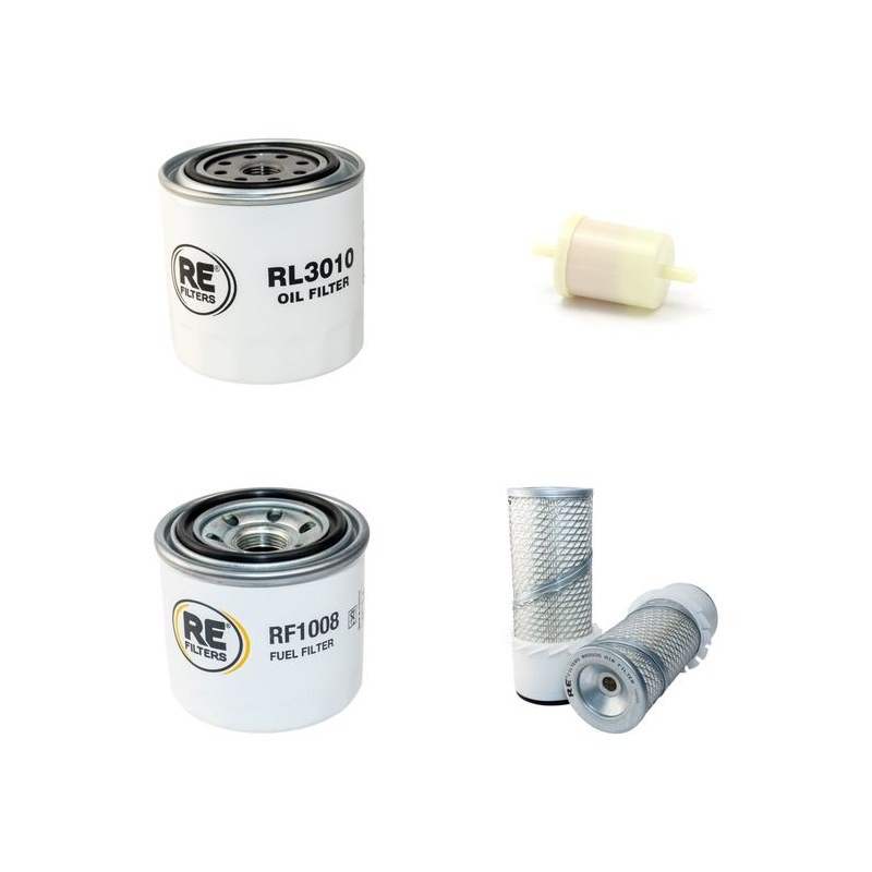 Filter Kit for Kubota KH 60 Air Oil Fuel Filters with Kubota Engine