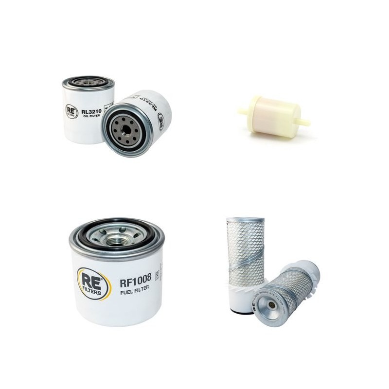 KUBOTA KH 65 Filter Service Kit Air Oil Fuel Filters w/Kubota D1402 Eng.