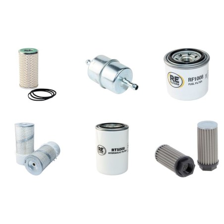 KUBOTA KH 101 Filter Service Kit w/Kubota V 1702BH Eng. SN  -51041